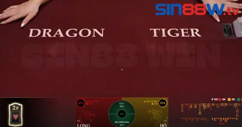 Hướng dẫn tham gia các trò chơi tại Dragon Tiger Live tại Sin88